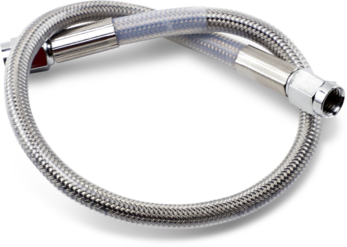 UNIVERSAL BRAKE LINE STAINLESS STEEL AN-3 15"