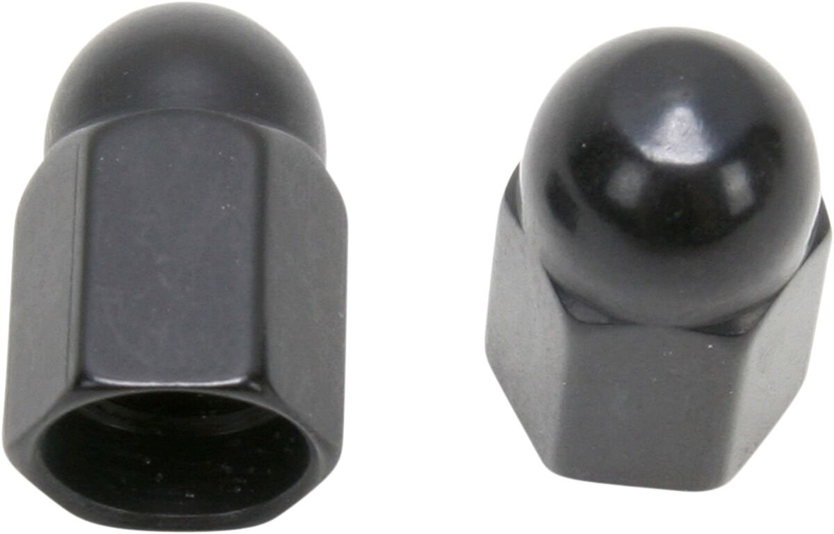 CUSTOM ANODIZED VALVE CAPS BLACK