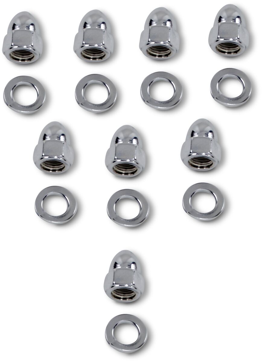 CYLINDER BASE SET ACORN CHROME