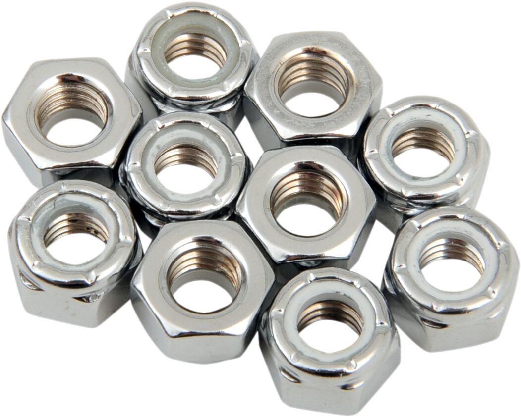 NYLON INSERT NUT 5/16-18 CHROME