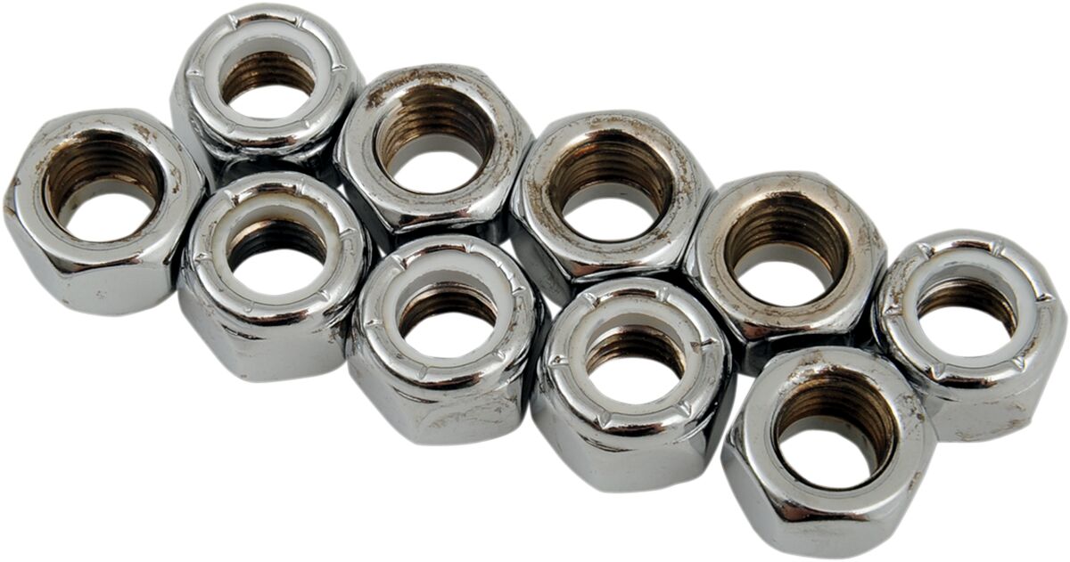 NYLON INSERT NUT 5/16-24 CHROME