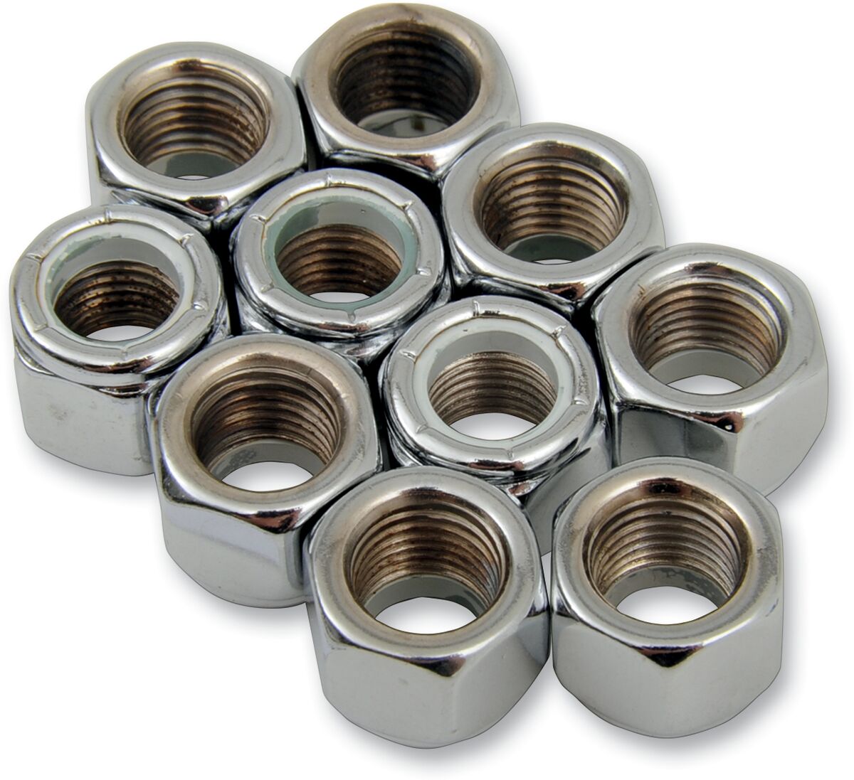 NYLON INSERT NUT 3/8-24 CHROME
