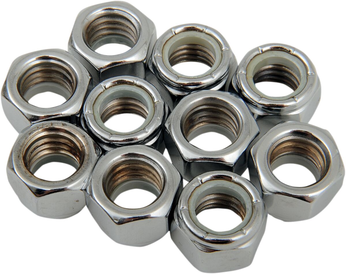NYLON INSERT NUT 7/16-14 CHROME