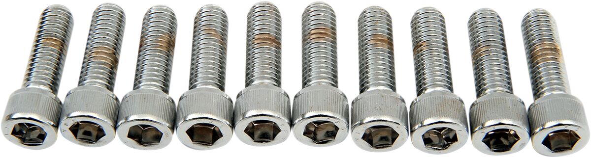 SOCKET-HEAD BOLT 3/8-16X1.25 KNURLED CHROME
