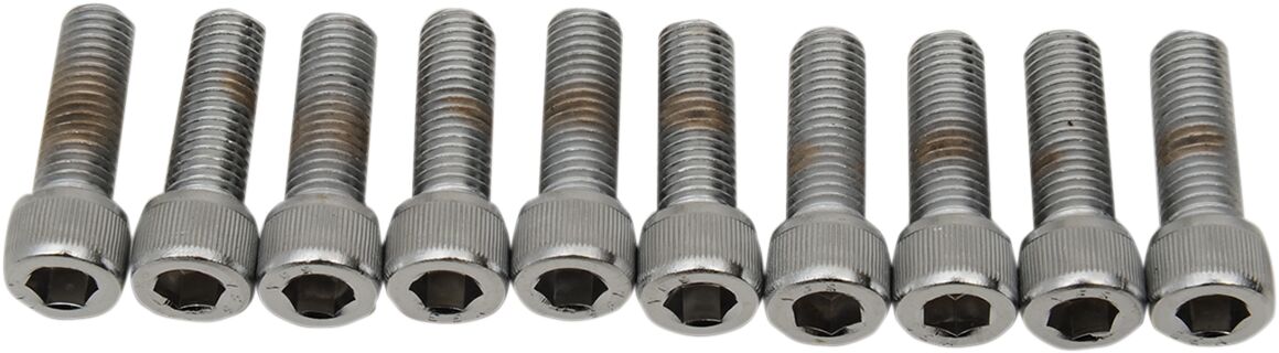 SOCKET-HEAD BOLT 1/4-28X0.875 KNURLED CHROME