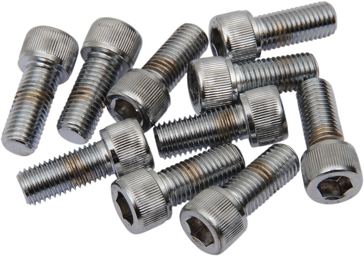 SOCKET-HEAD BOLT 5/16-24X0.875 KNURLED CHROME