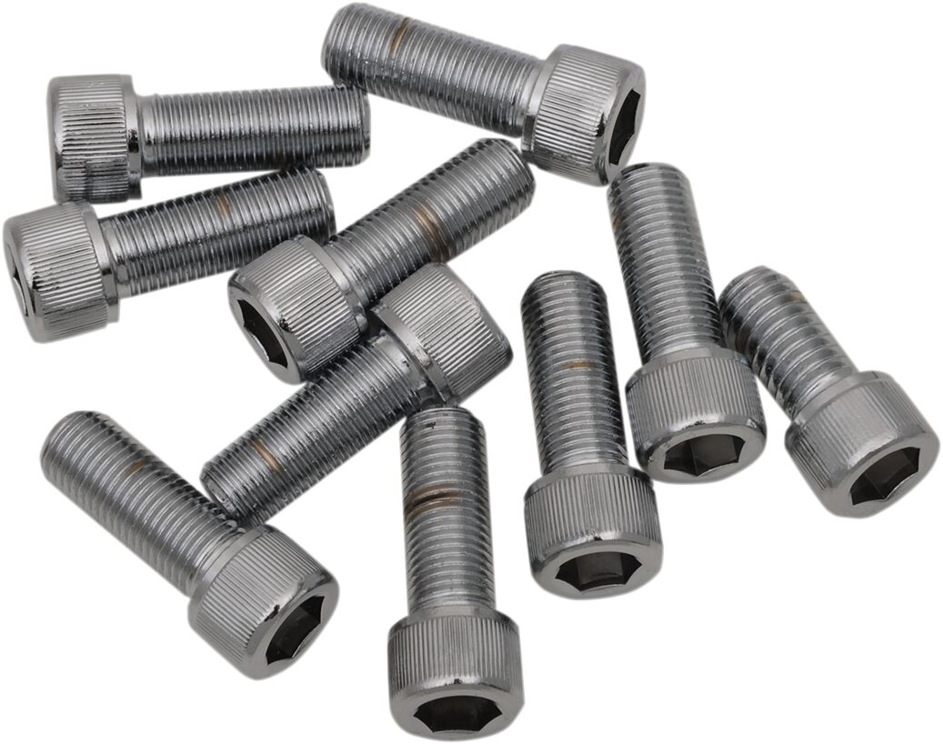 SOCKET-HEAD BOLT 3/8-24X1 KNURLED CHROME