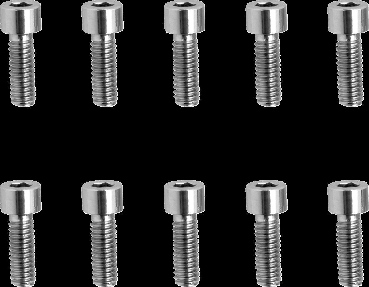 SOCKET-HEAD BOLT 8-32X0.5 SMOOTH CHROME