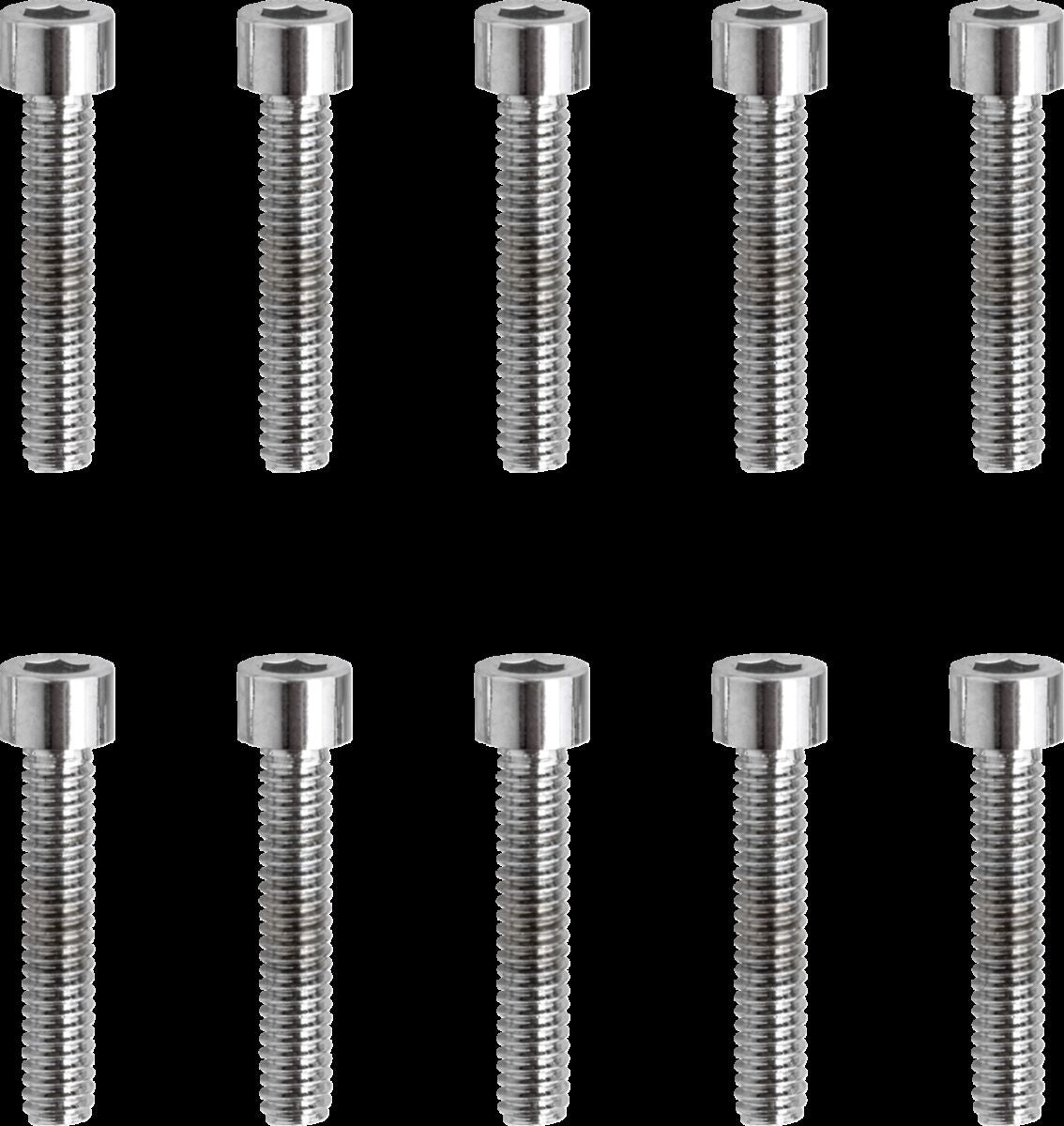 SOCKET-HEAD BOLT 8-32X0.875 SMOOTH CHROME