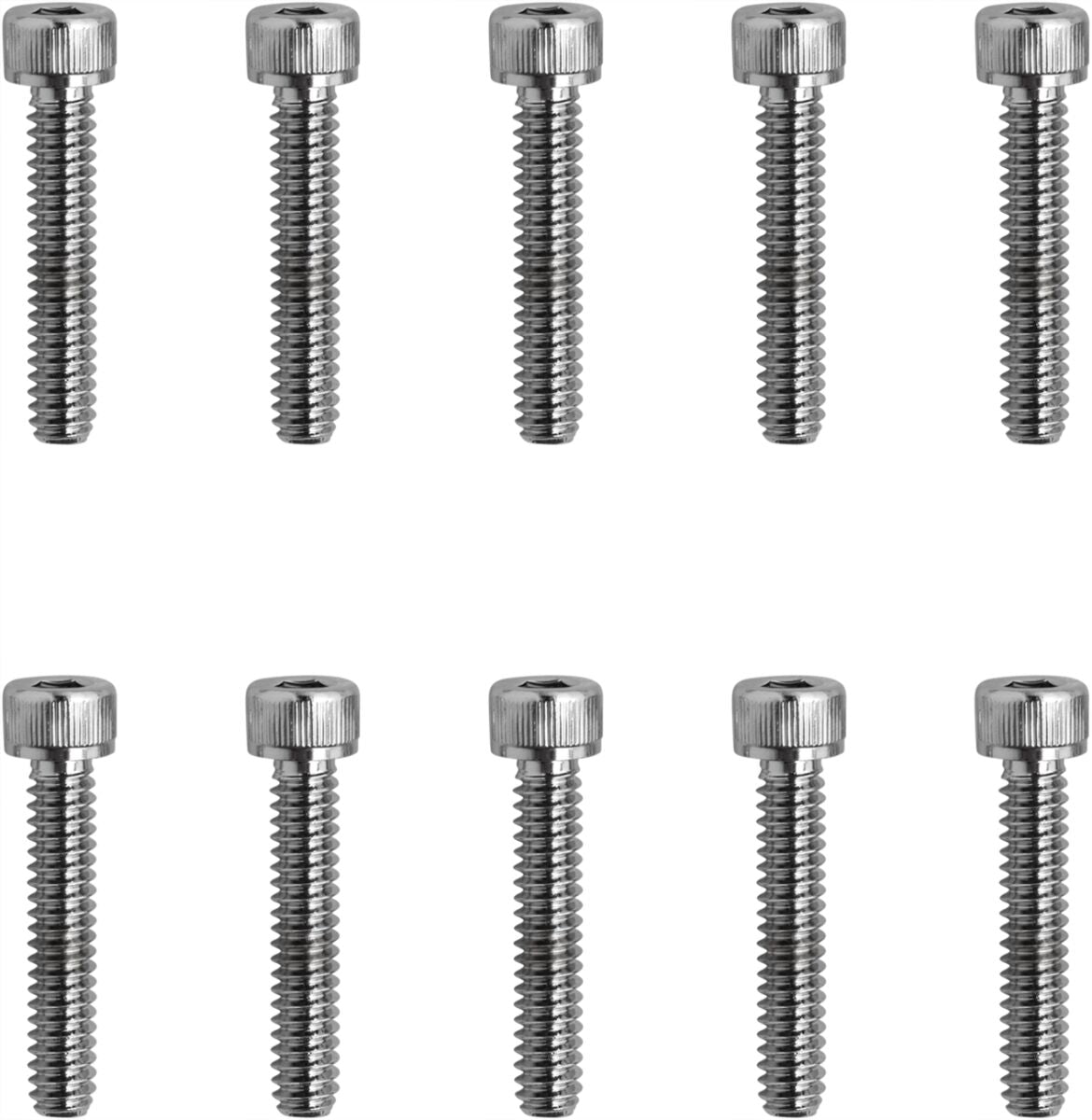 SOCKET-HEAD BOLT 10-24X1 KNURLED CHROME