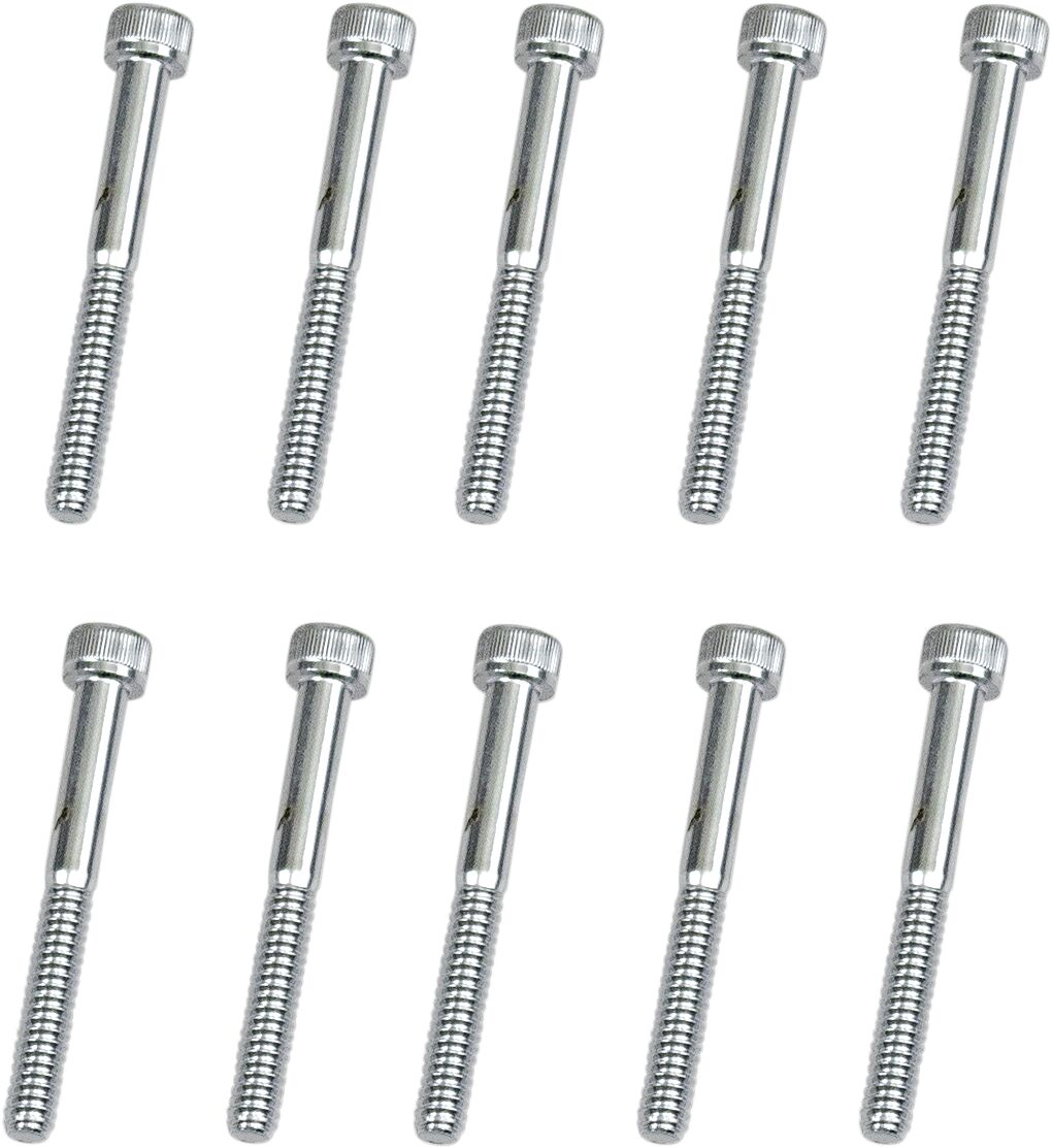 SOCKET-HEAD BOLT 10-24X1.75 KNURLED CHROME