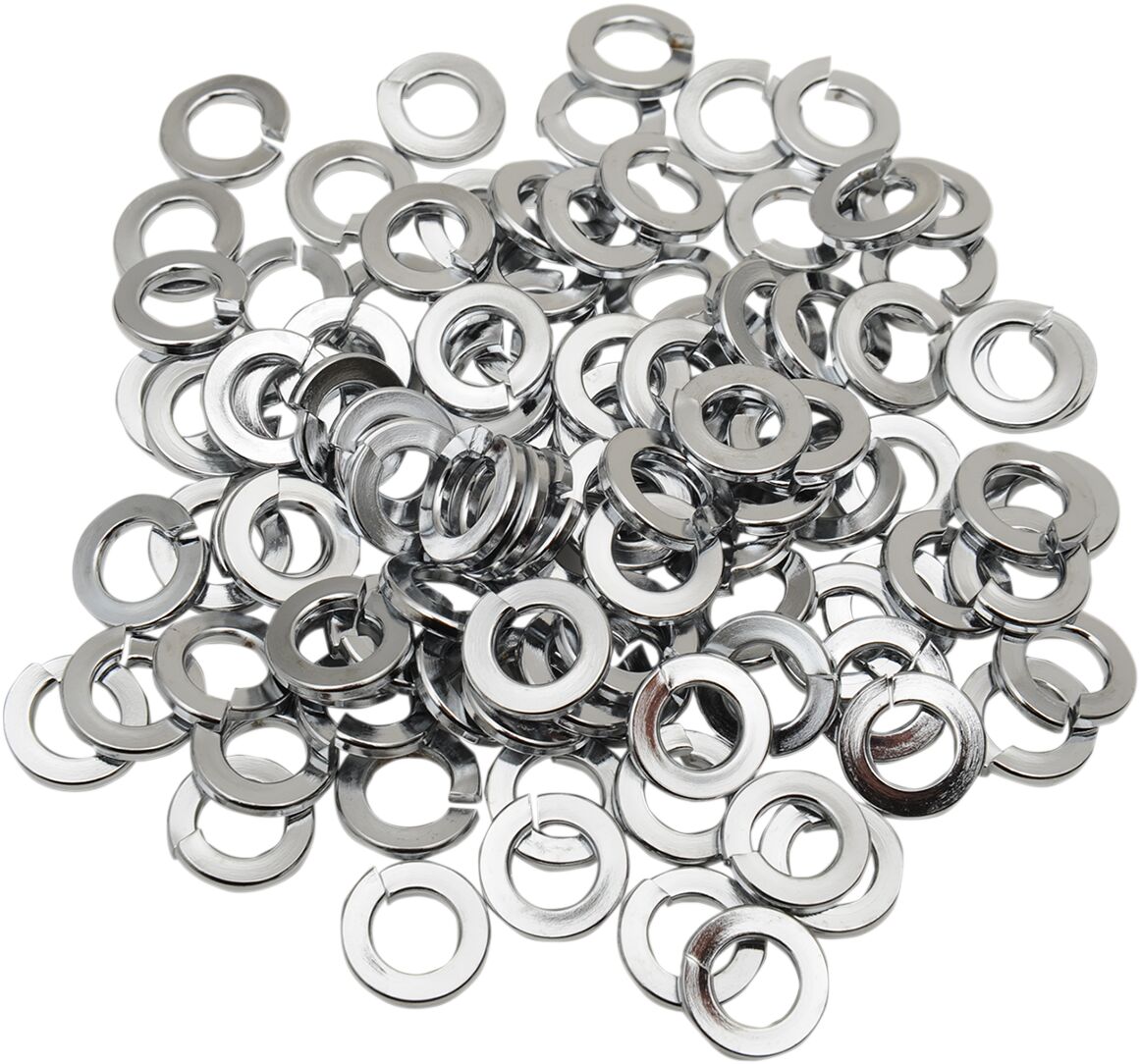 LOCK WASHER 1/4" CHROME