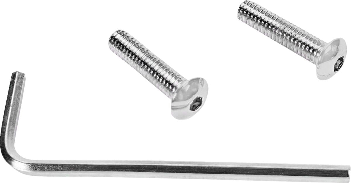 CHROME BUTTON-HEAD POIN COVER BOLT KIT