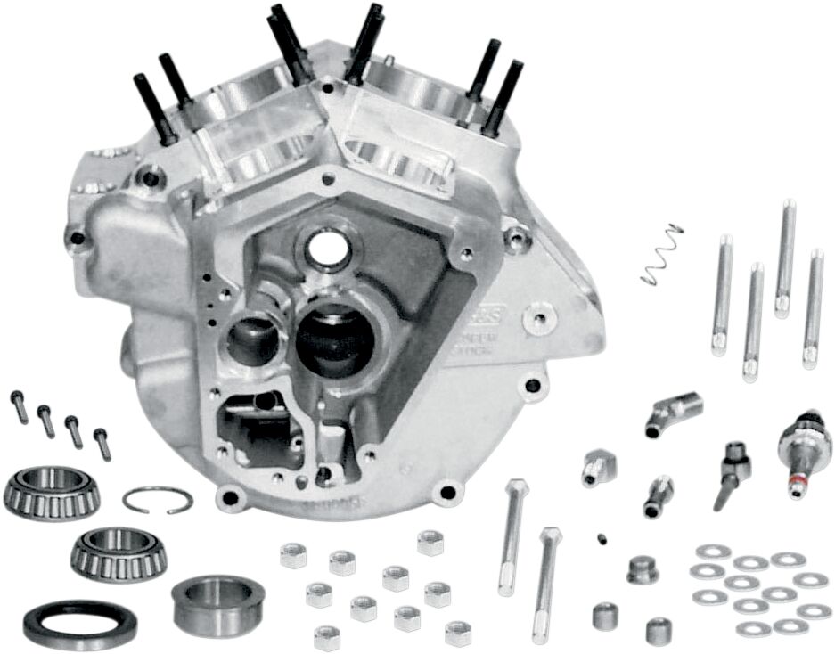 CRANKCASE ASSEMBLY 3.625"-BORE SILVER