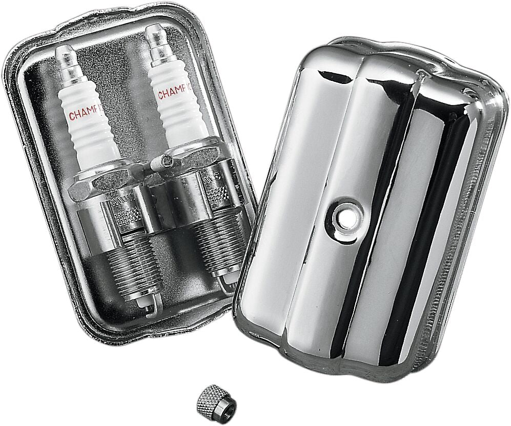 CHROME SPARK PLUG HOLDER
