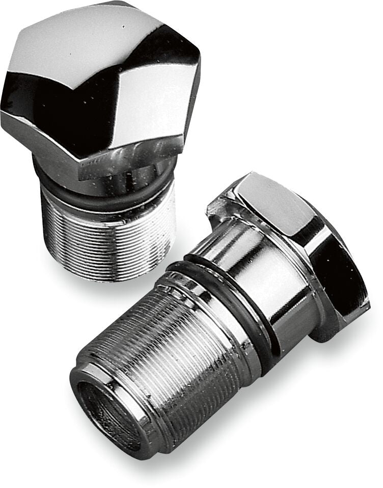 FORK TUBE CAPS CHROME