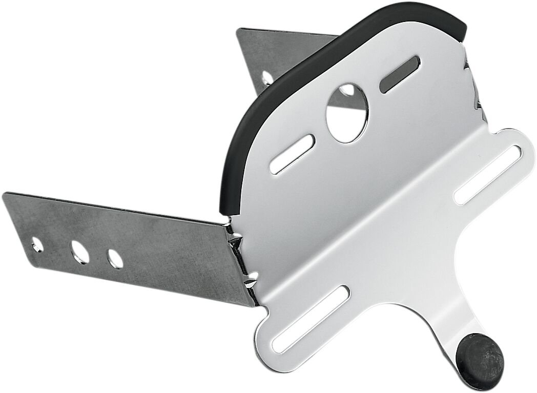 LICENSE PLATE/TAILLIGHT BRACKET CHROME FOR QUICKBOB FENDER