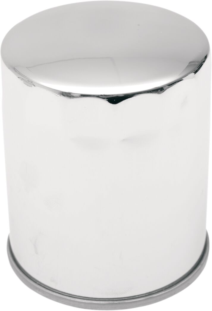 SPIN-ON OIL FILTER W/ MAGNETIC RING CHROME 3.25"
