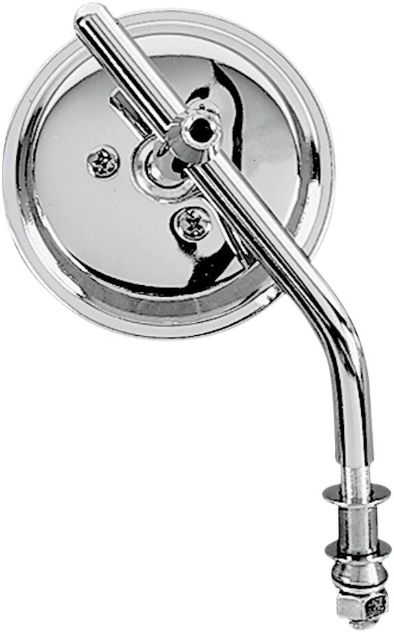 MIRROR ROUND 3" W/ ADJUSTABLE STEM CHROME