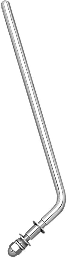 REPLACEMENT MIRROR STEM LOW RIDER 9.5" CHROME