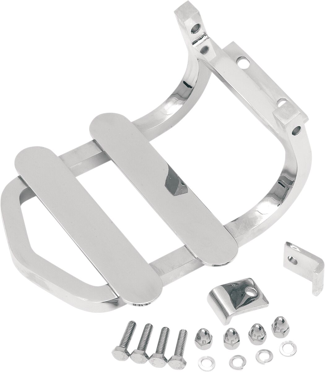 LUGGAGE RACK FOR SQUARE SISSY BAR CHROME