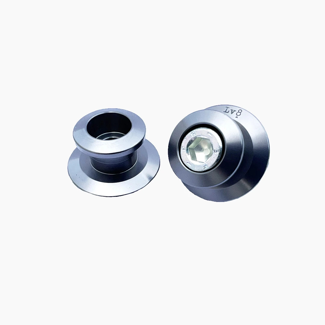 ALUMINIUM BOBBINS M6x1 - APRILIA, YAMAHA - TITANIUM