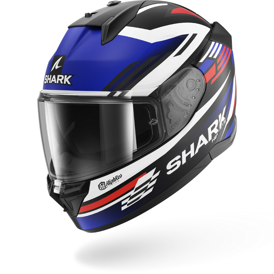 D-SKWAL 3 Firstlap Matte Black Blue Red