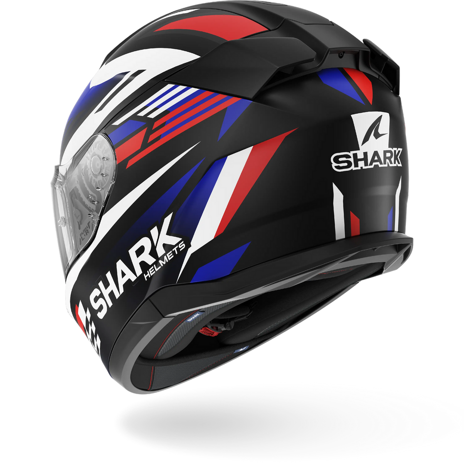 D-SKWAL 3 Firstlap Matte Black Blue Red