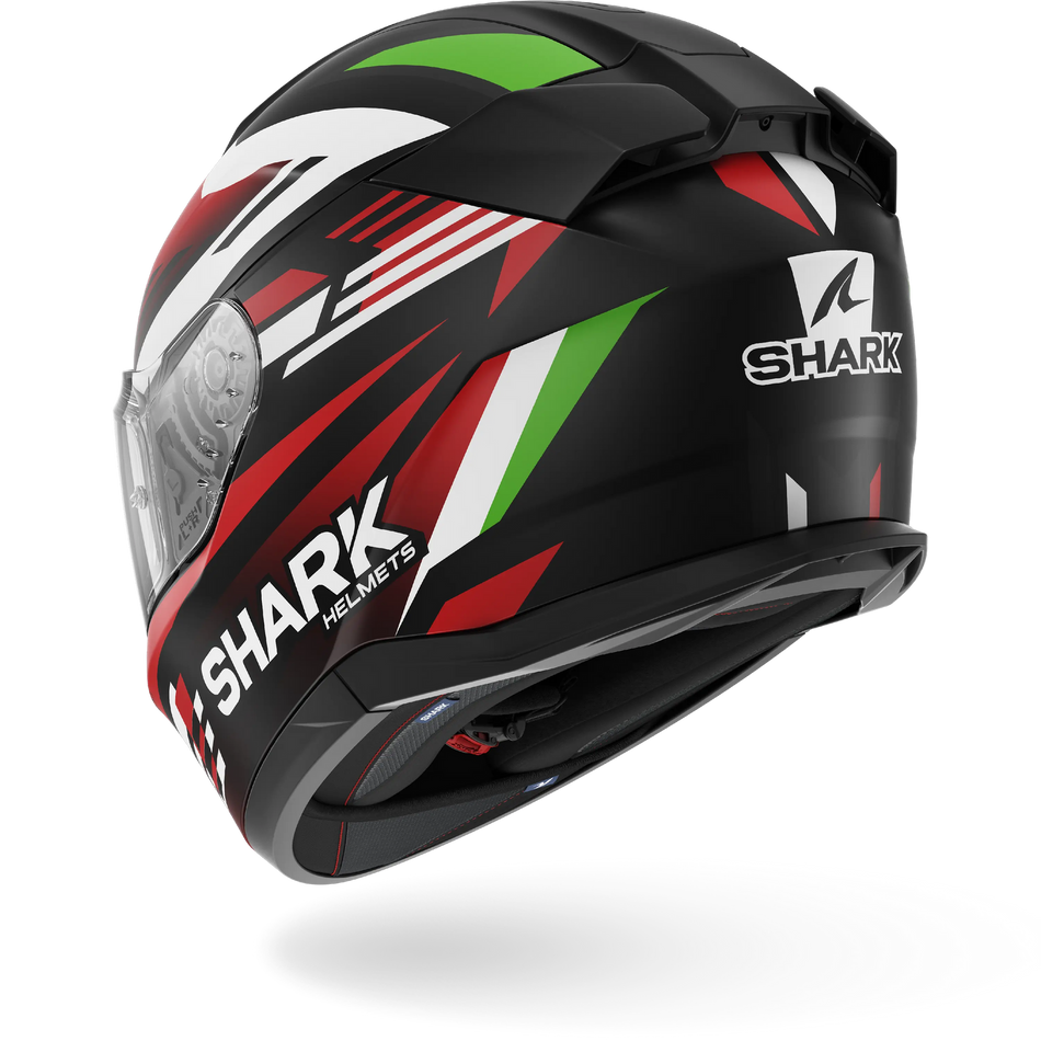 D-SKWAL 3 Firstlap Matte Black Red Green