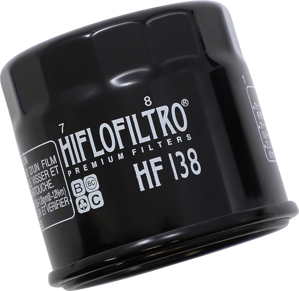 OIL FILTER SPIN-ON PAPER GLOSSY BLACK