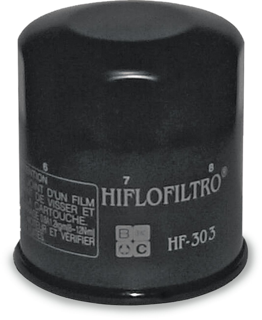 OIL FILTER SPIN-ON PAPER GLOSSY BLACK