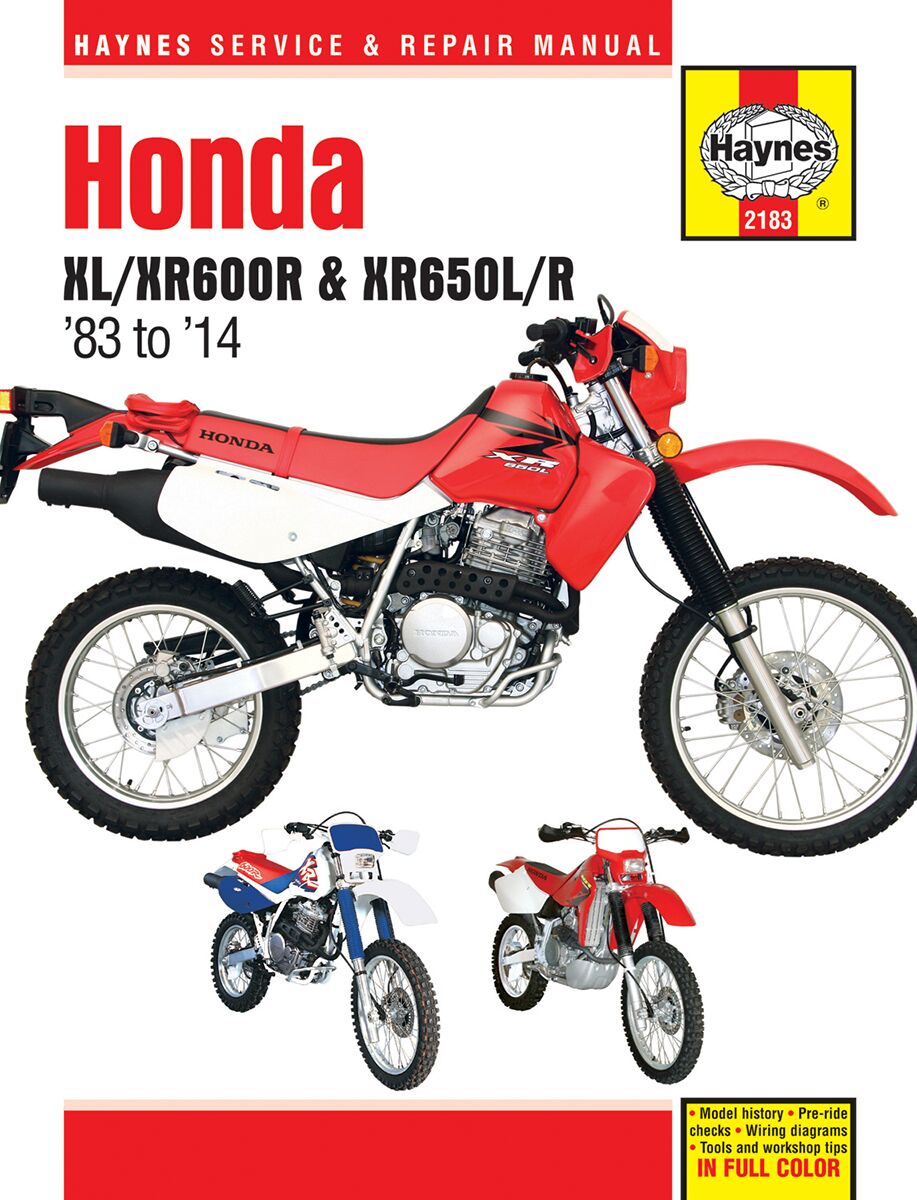 MANUAL HON XL600R/XR600R