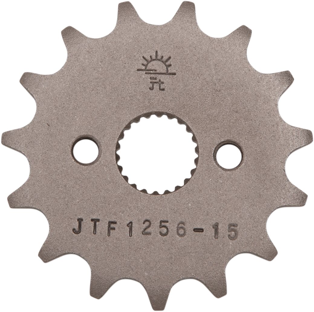 JTF1256.15 FRONT REPLACEMENT SPROCKET 15 TEETH 420 PITCH NATURAL STEEL