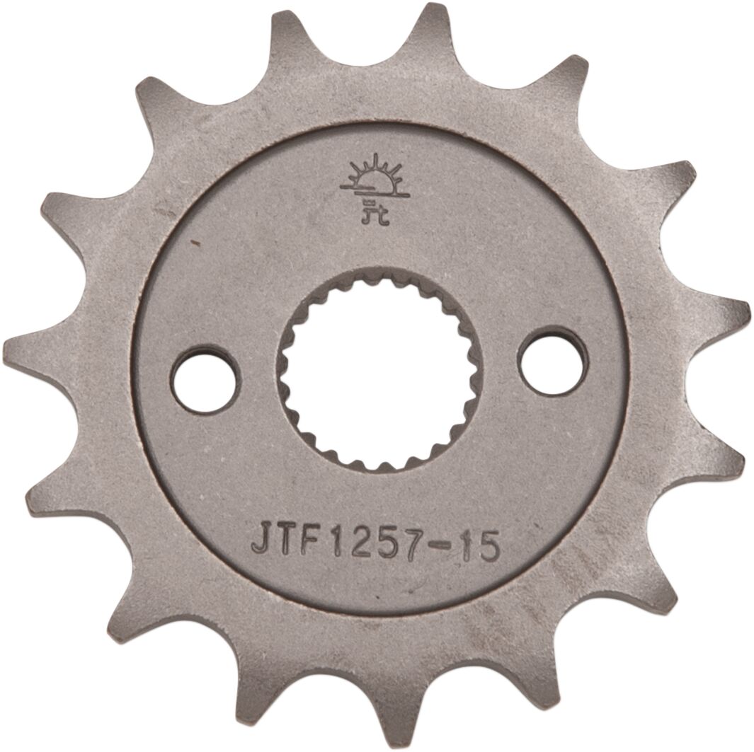JTF1257.15 FRONT REPLACEMENT SPROCKET 15 TEETH 428 PITCH NATURAL STEEL