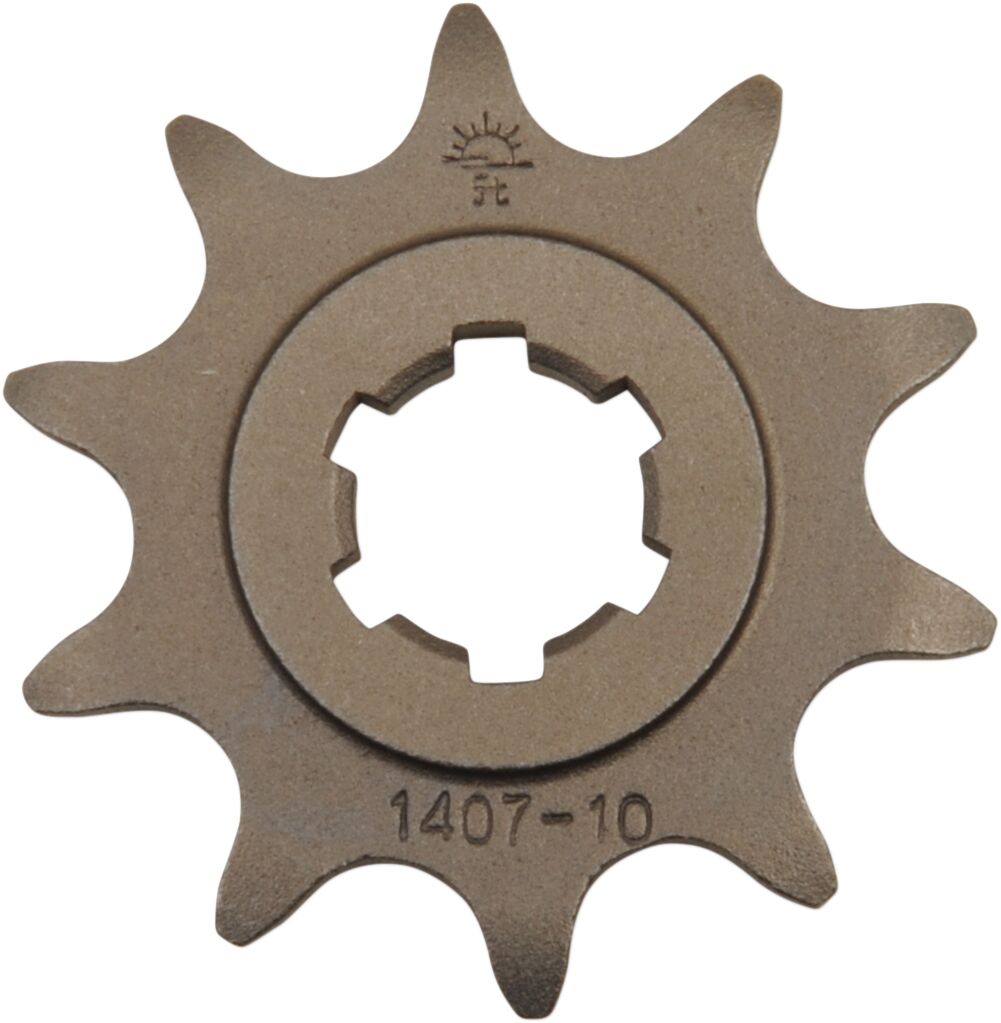 JTF1407.10 FRONT REPLACEMENT SPROCKET 10 TEETH 520 PITCH NATURAL STEEL
