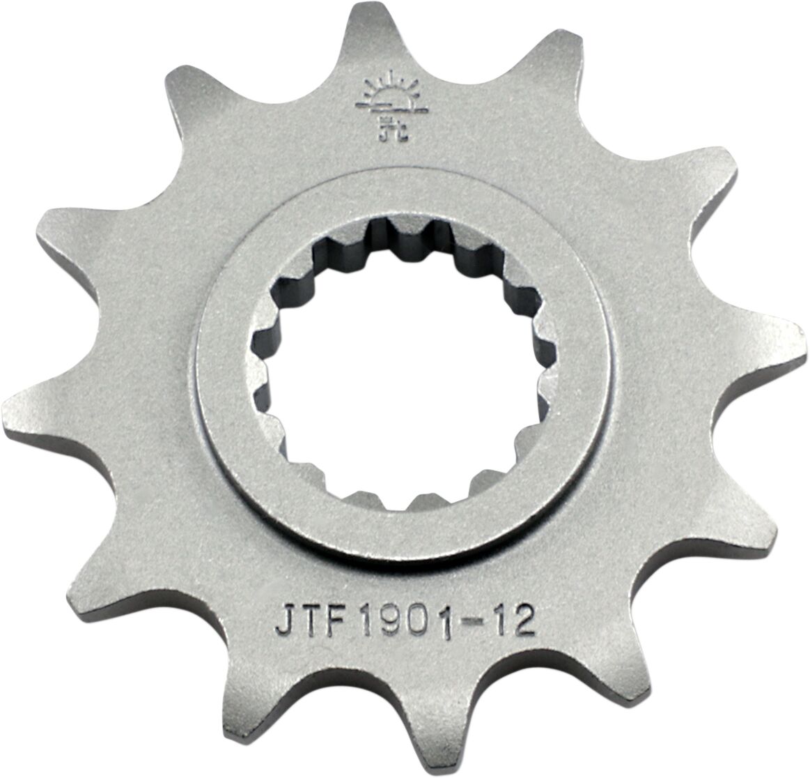 JTF1901.12 FRONT REPLACEMENT SPROCKET 12 TEETH 520 PITCH NATURAL STEEL