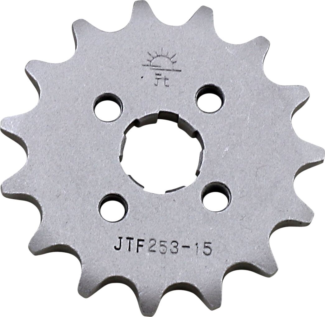 JTF253.15 FRONT REPLACEMENT SPROCKET 15 TEETH 420 PITCH NATURAL STEEL