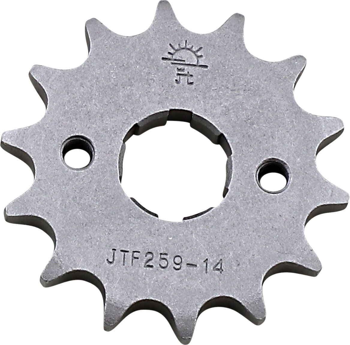 JTF259.14 FRONT REPLACEMENT SPROCKET 14 TEETH 428 PITCH NATURAL STEEL