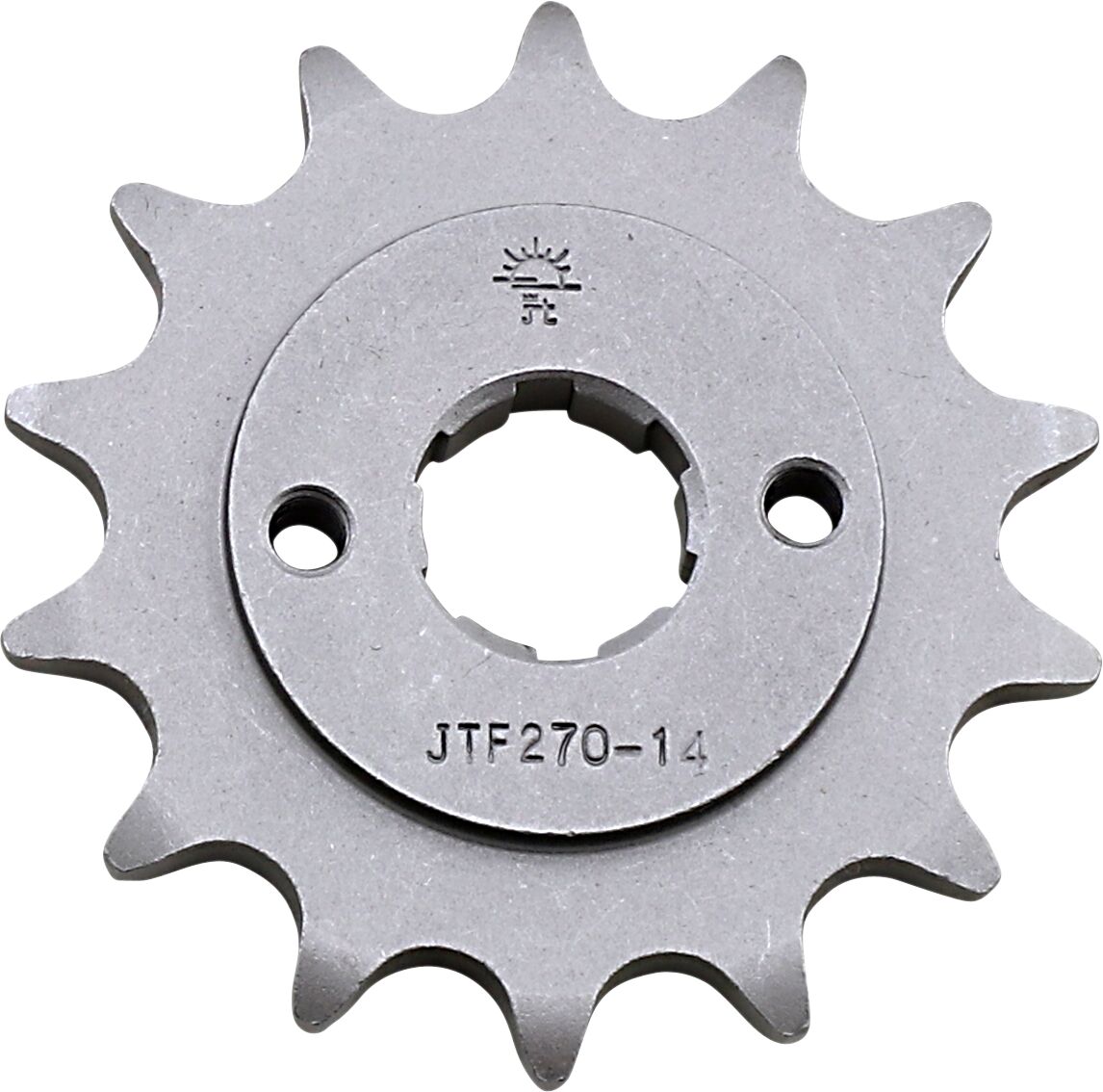 JTF270.14 FRONT REPLACEMENT SPROCKET 14 TEETH 520 PITCH NATURAL STEEL