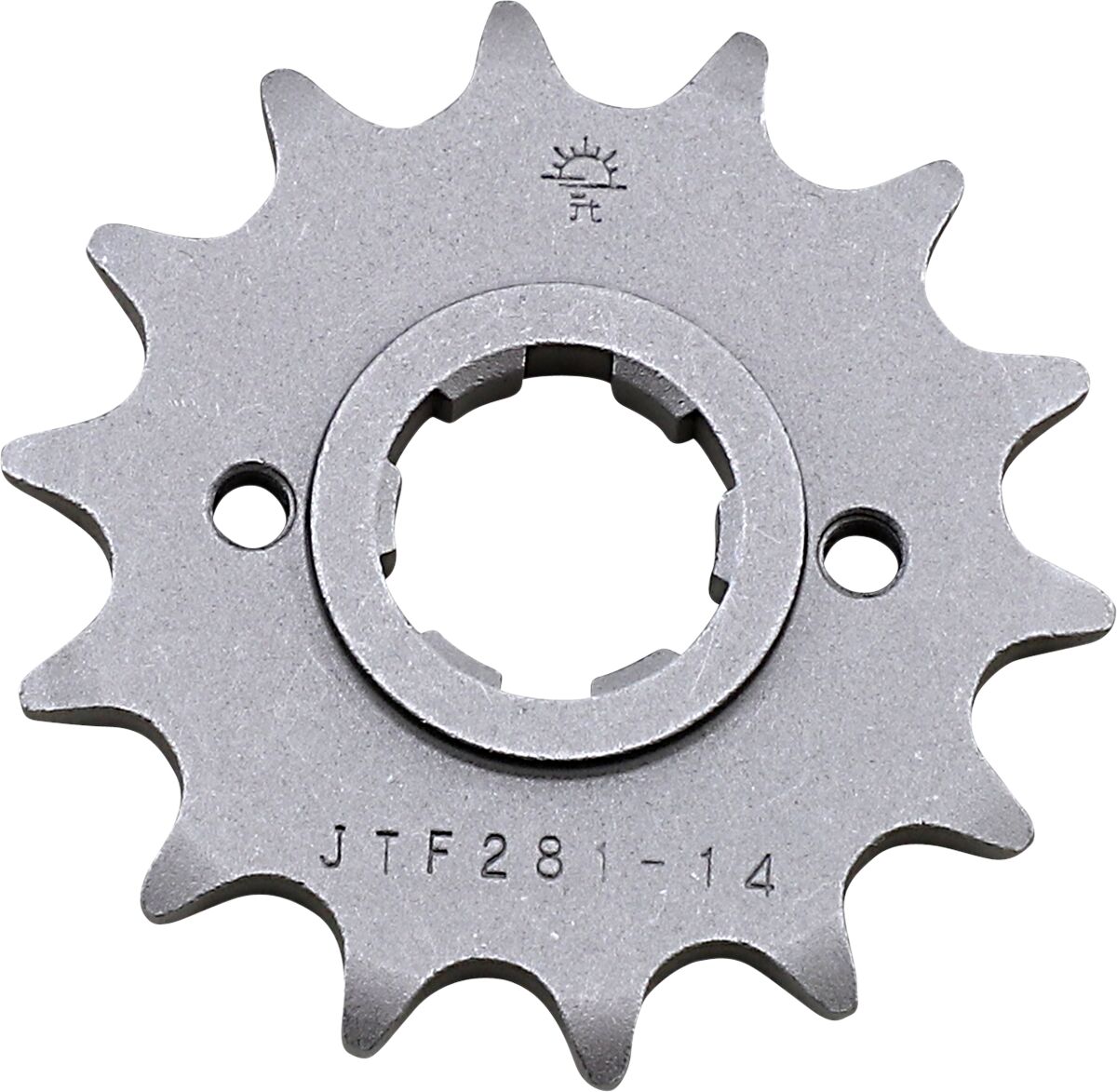 JTF281.14 FRONT REPLACEMENT SPROCKET 14 TEETH 520 PITCH NATURAL STEEL