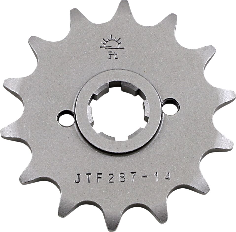 JTF287.14 FRONT REPLACEMENT SPROCKET 14 TEETH 520 PITCH NATURAL STEEL