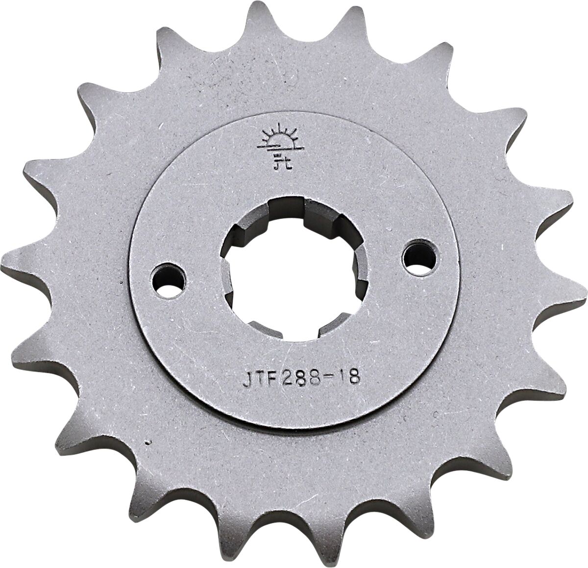 JTF288.18 FRONT REPLACEMENT SPROCKET 18 TEETH 530 PITCH NATURAL STEEL