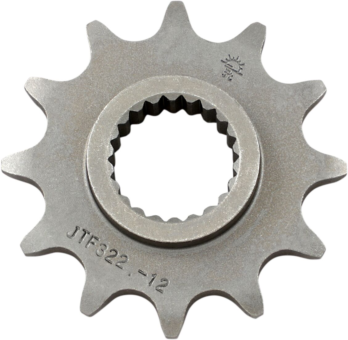 JTF3221.12 FRONT REPLACEMENT SPROCKET 12 TEETH 520 PITCH NATURAL STEEL