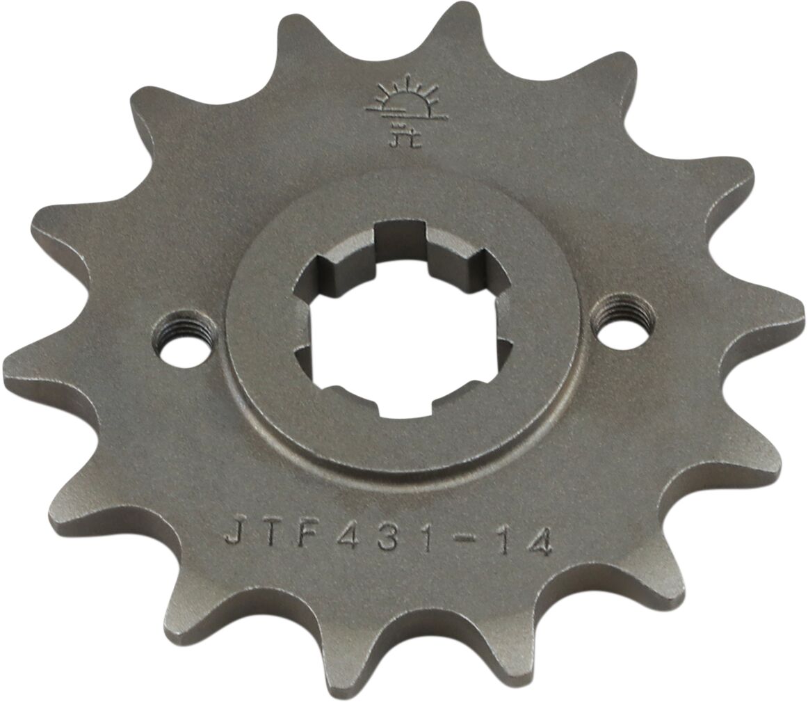 JTF431.14 FRONT REPLACEMENT SPROCKET 14 TEETH 520 PITCH NATURAL STEEL