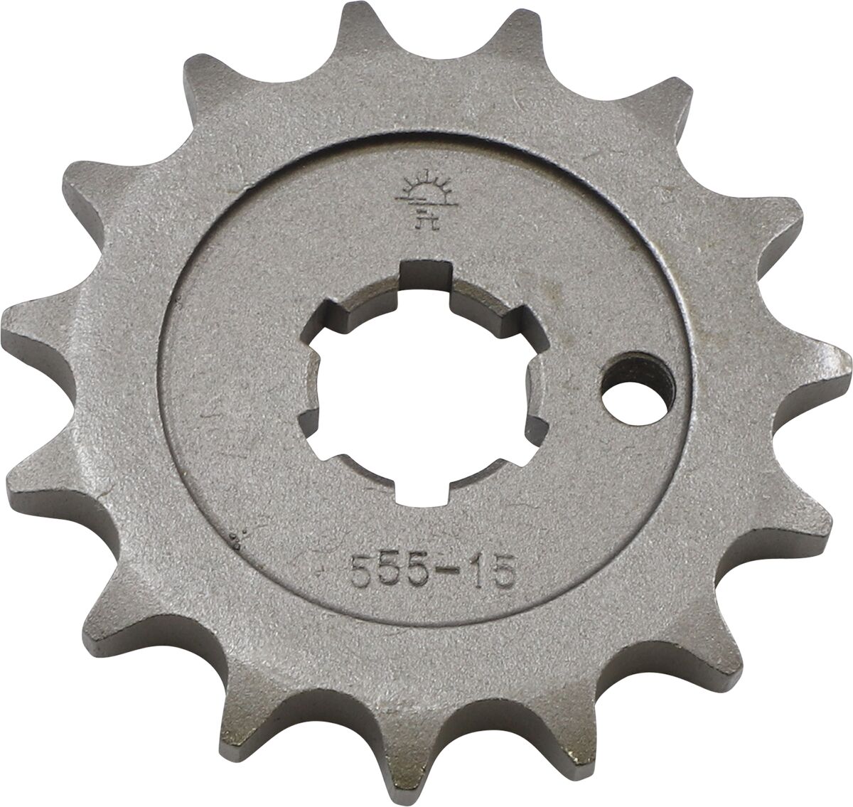 JTF555.15 FRONT REPLACEMENT SPROCKET 15 TEETH 428 PITCH NATURAL STEEL