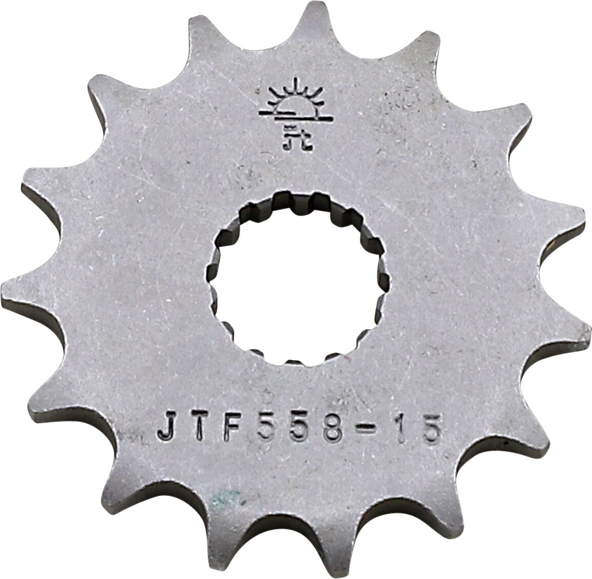 JTF558.15 FRONT REPLACEMENT SPROCKET 15 TEETH 428 PITCH NATURAL STEEL