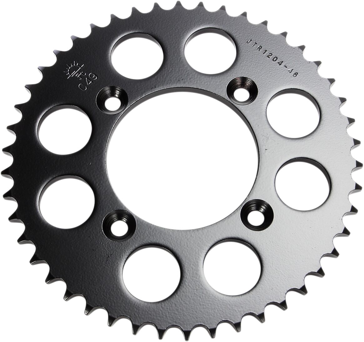 JTR1204.46 REAR REPLACEMENT SPROCKET 46 TEETH 428 PITCH NATURAL STEEL