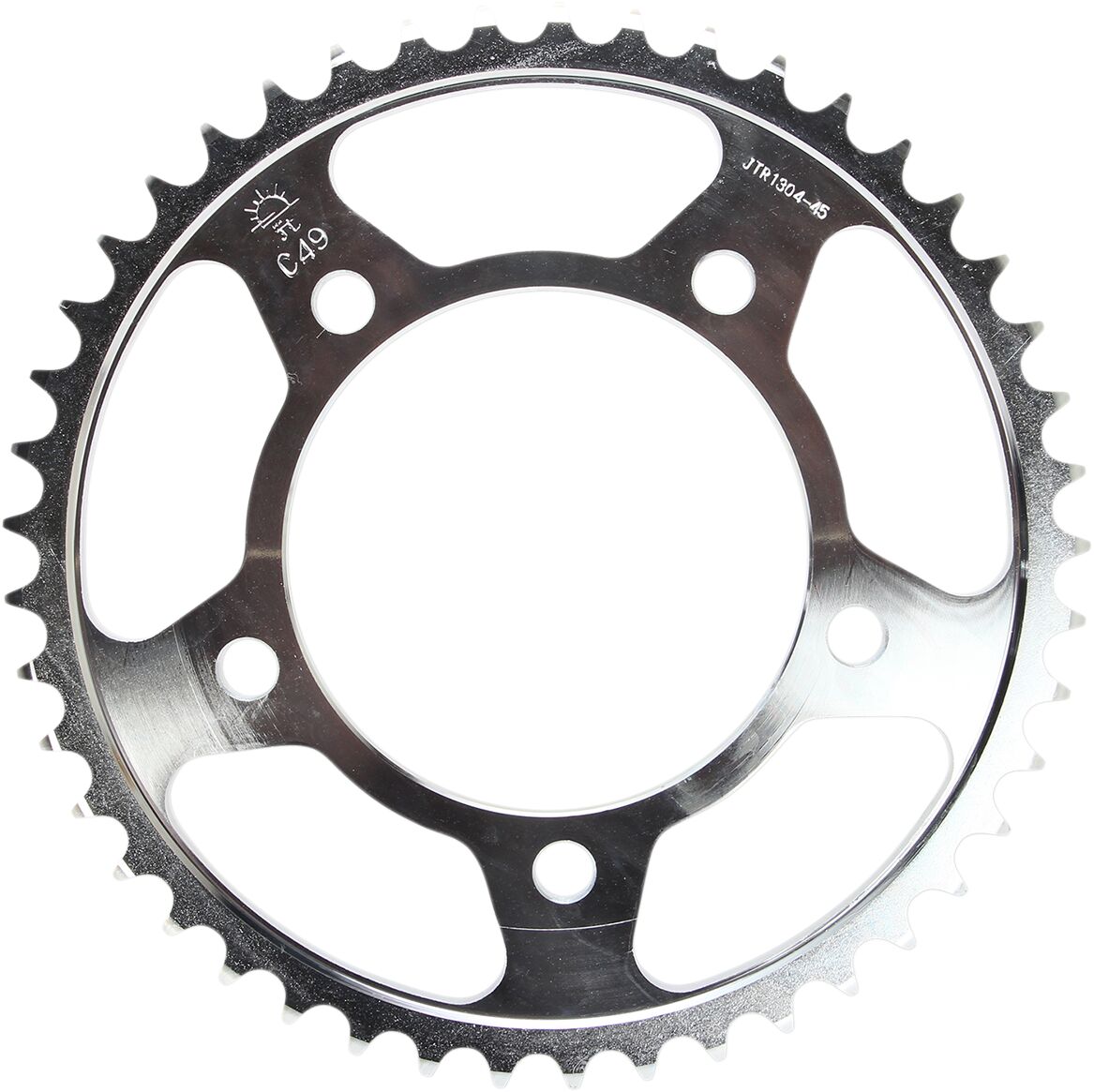 JTR1304.45 REAR REPLACEMENT SPROCKET 45 TEETH 525 PITCH NATURAL STEEL