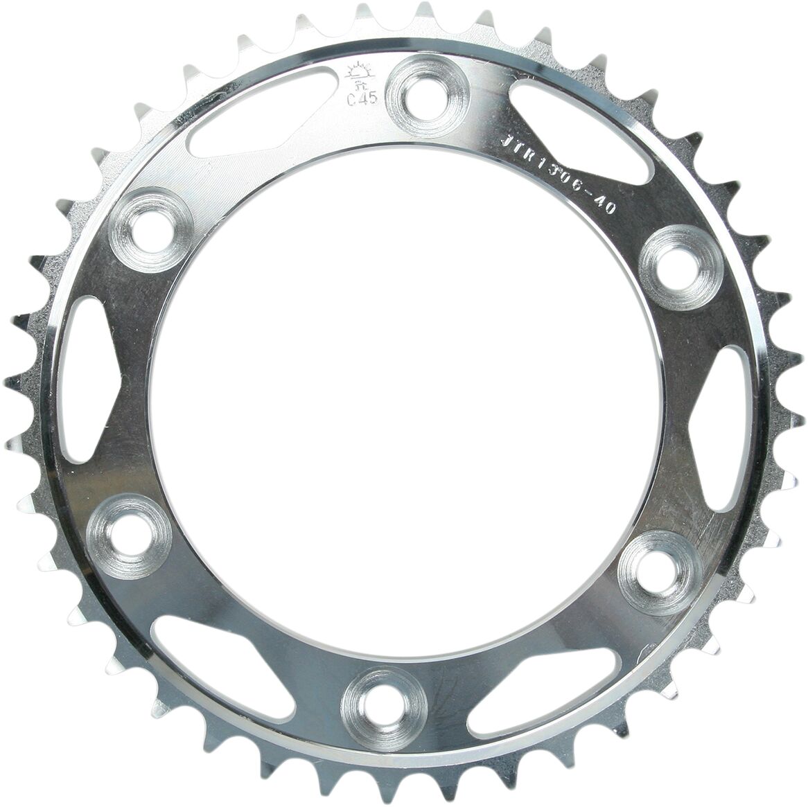 JTR1306.40 REAR REPLACEMENT SPROCKET 40 TEETH 530 PITCH NATURAL STEEL