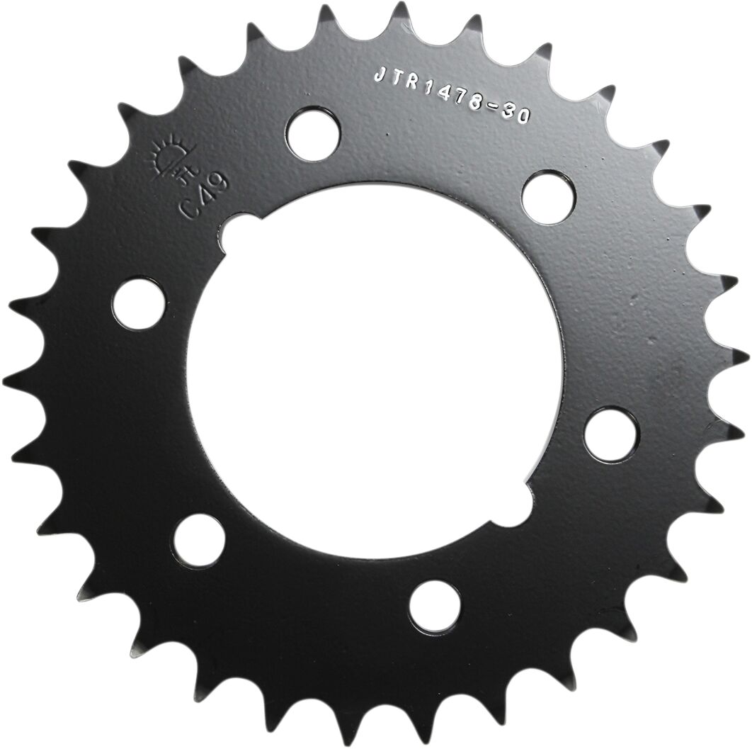 JTR1478.30 REAR REPLACEMENT SPROCKET 30 TEETH 520 PITCH NATURAL C49 HIGH CARBON STEEL